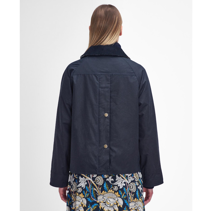 Veste huilée Rendall femme Barbour x William Morris
