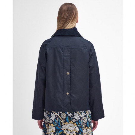 Veste huilée Rendall femme Barbour x William Morris