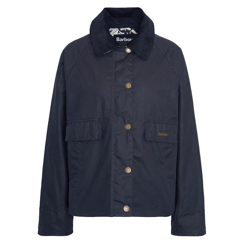 Veste huilée Rendall femme Barbour x William Morris