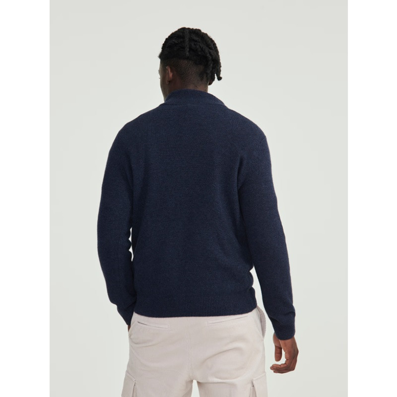 Pull Col Zippé Aigle
