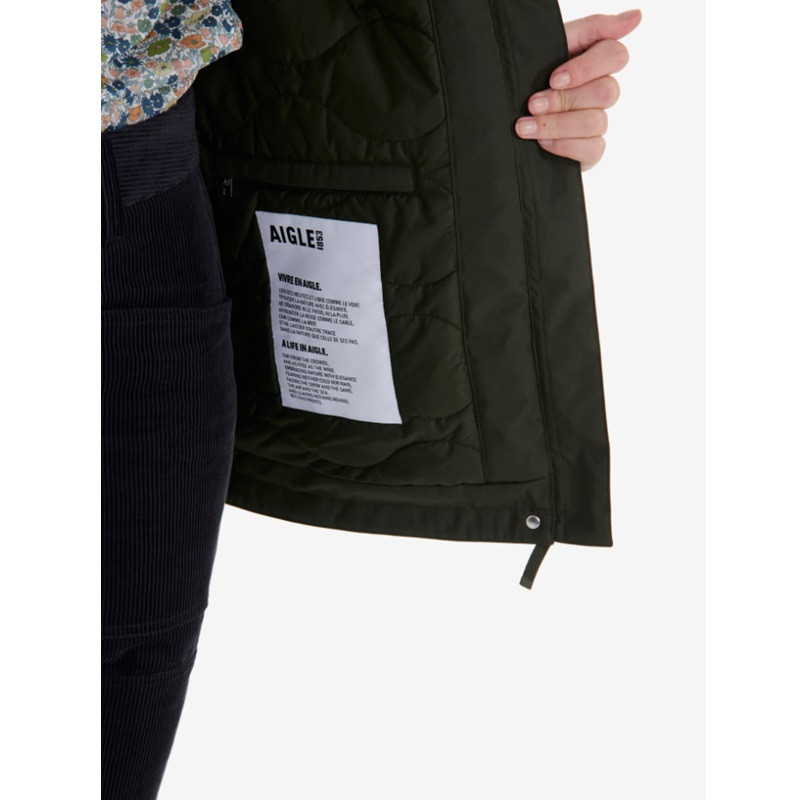 Dupont Sorona® MTD® gewatteerde damesparka Aigle