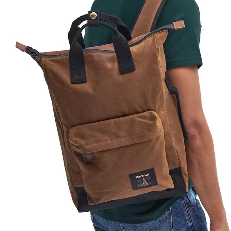 Sac à dos huilé Field Barbour