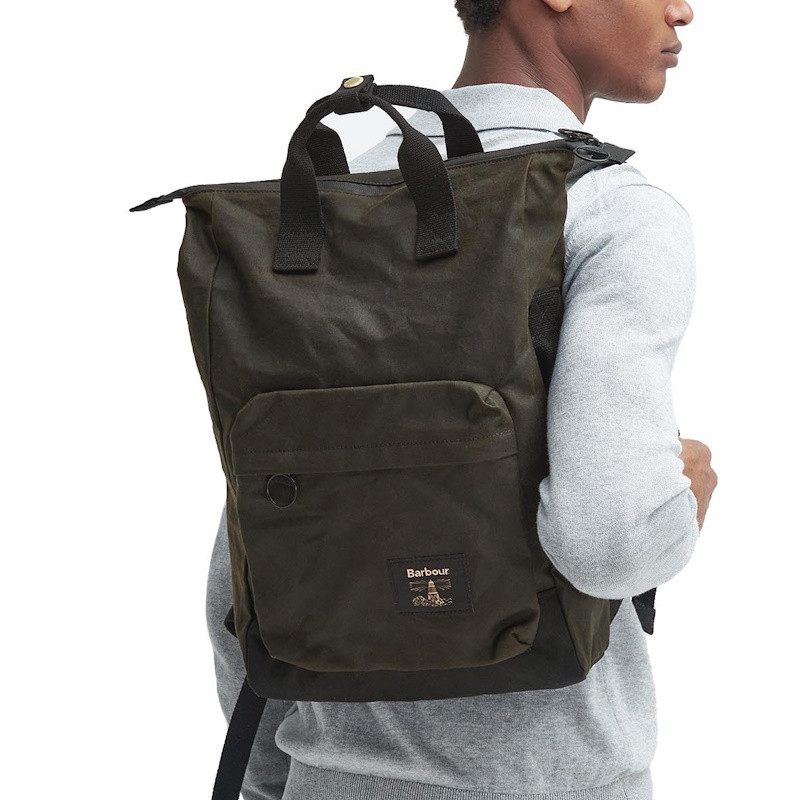 Sac à dos huilé Field Barbour