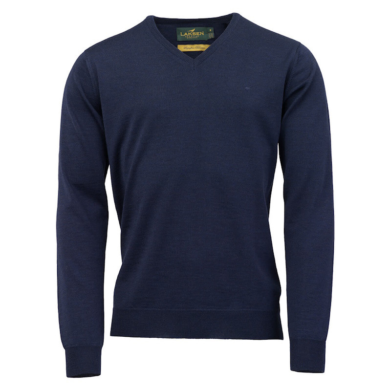 Pull Col V Sussex Merino Laksen 2020