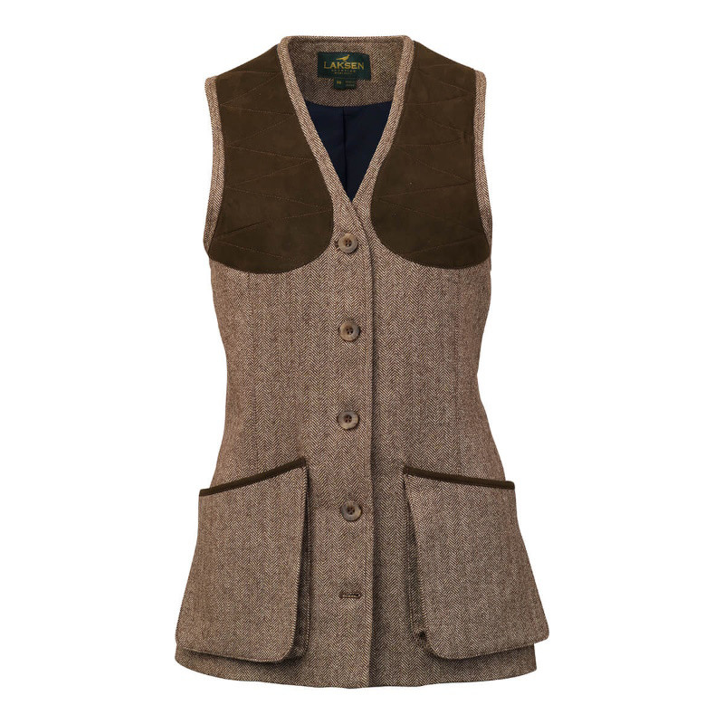 Gilet de tir en Tweed Glyn Femme Laksen