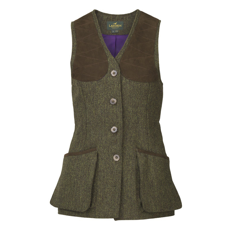 Gilet de tir en Tweed Dora Femme Laksen