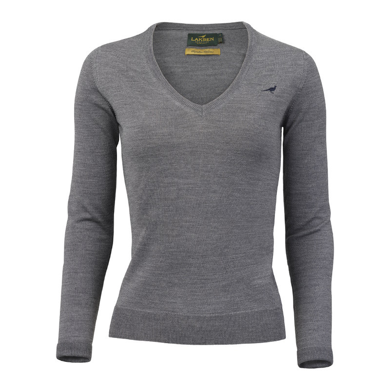 Pull Col V Merino Camilla Femme Laksen