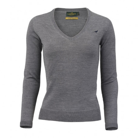 Pull Col V Merino Camilla Femme Laksen