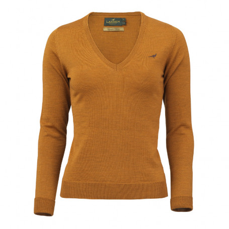 Pull Col V Merino Camilla Femme Laksen