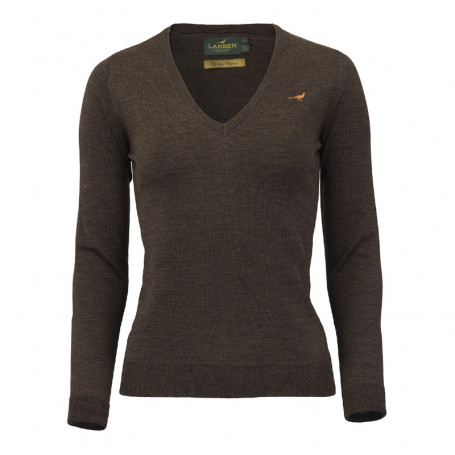 Pull Col V Merino Camilla Femme Laksen