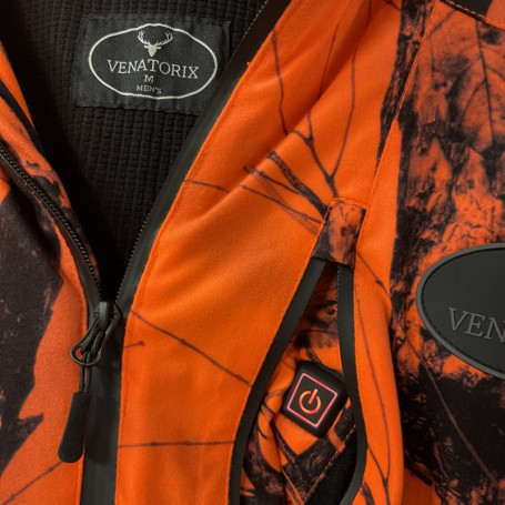 Veste Chauffante Homme/Femme - Fonctionne Avec Batterie Externe 5V/2A - 3 Niveaux De Chaleur - Polyester - Pour Randonnée, Pêche, Hiver