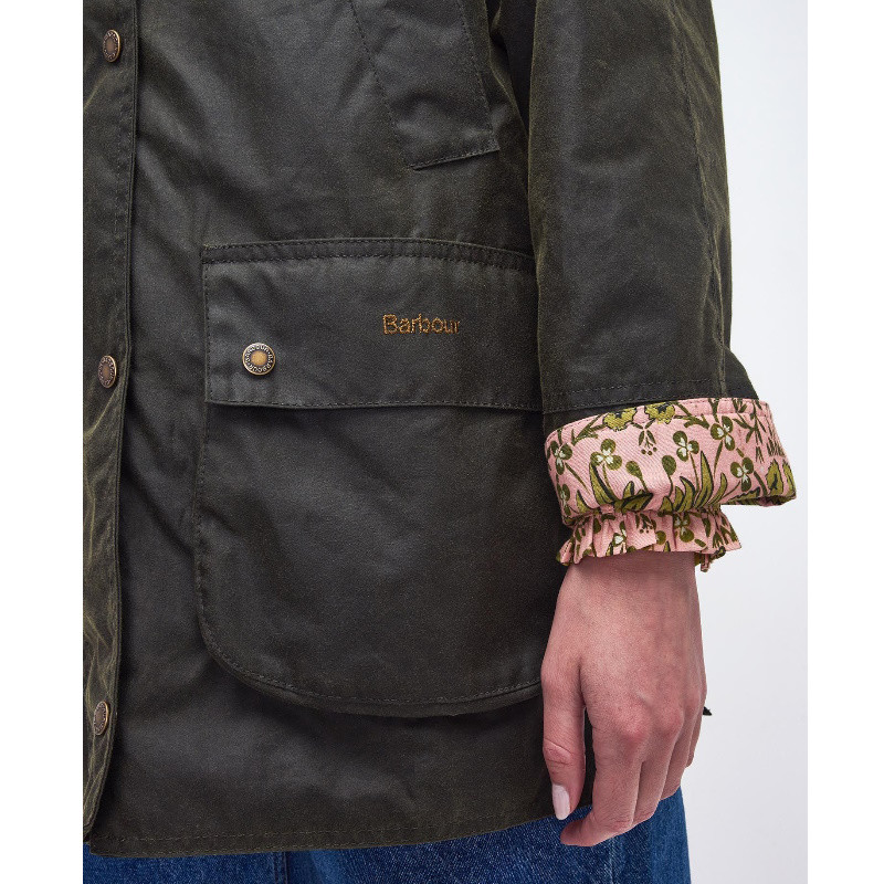 Veste huilée Shelton femme Barbour x William Morris