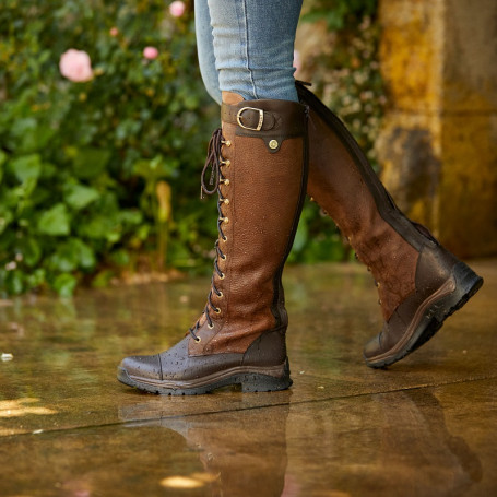 Nouvelle collection de bottes santiag et country marron pour Femme