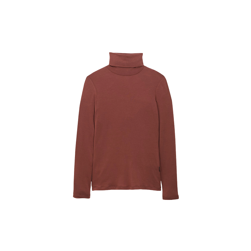 T-Shirt Col V coton et lin Femme Aigle