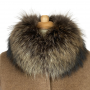 Manteau réversible femme Bella avec fourrure Maximilian