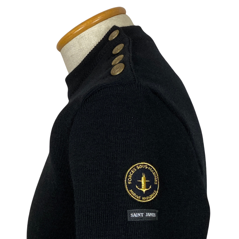 Pull marin Compas Marine Nationale x Saint James