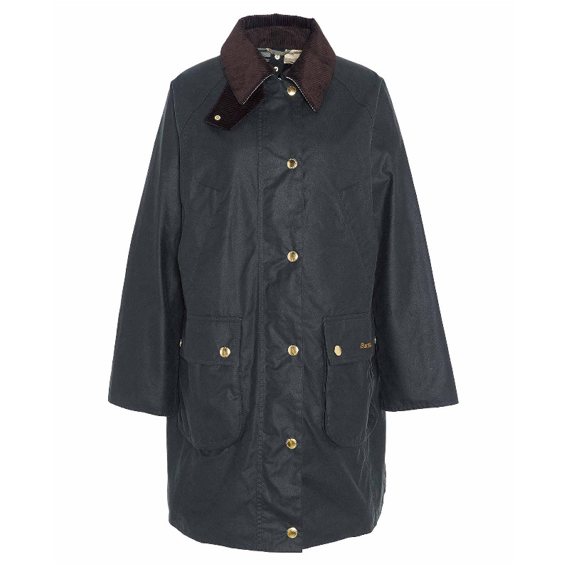 Veste Longue Huilée Beadnell Femme Barbour