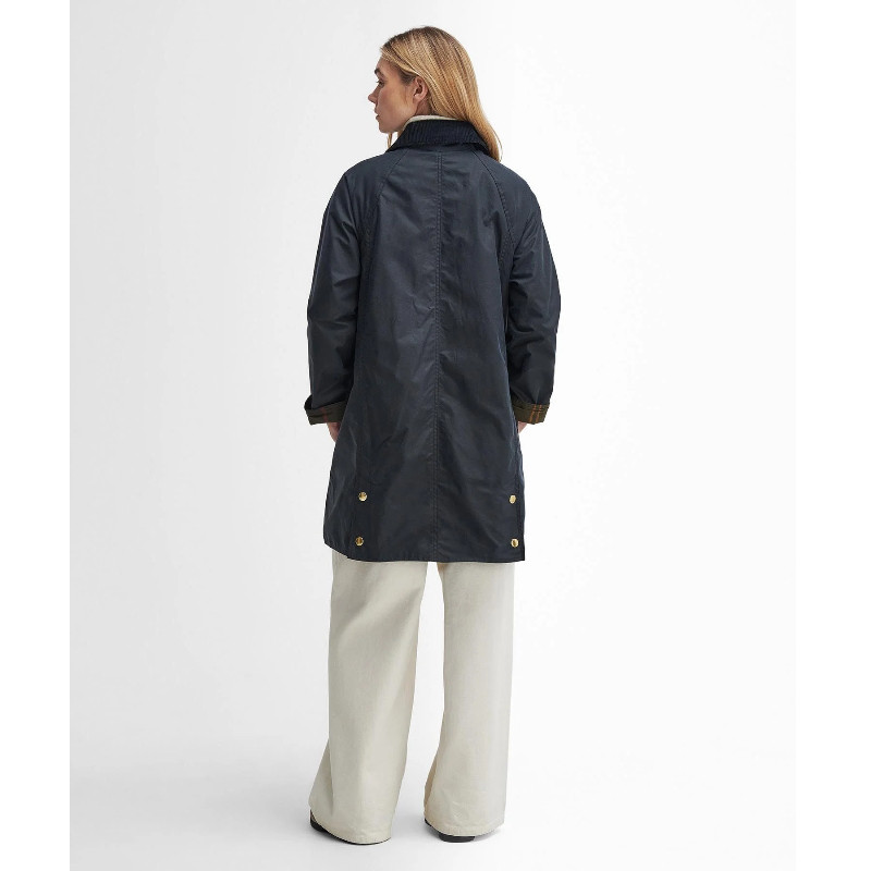 Veste Longue Huilée Beadnell Femme Barbour