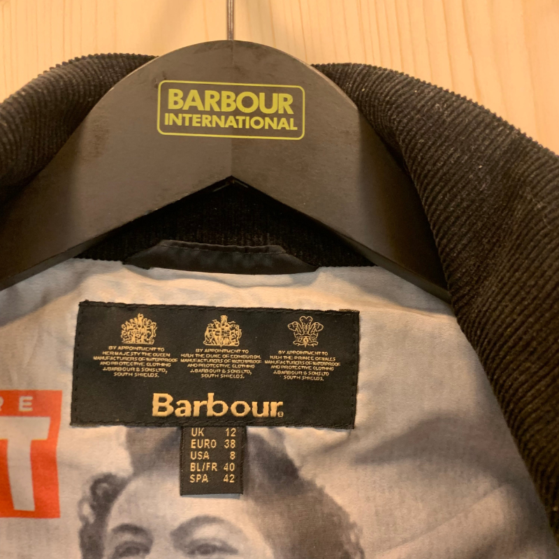 Veste Barbour International June Femme - M/L - Noir - Seconde Main