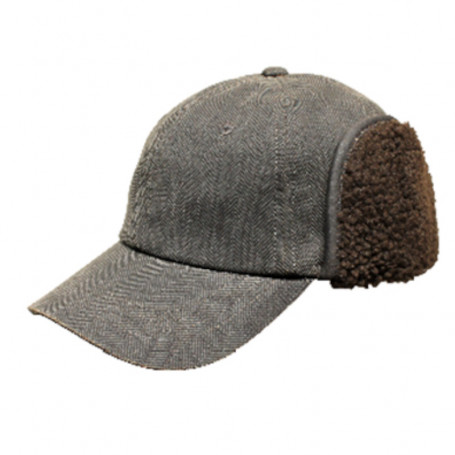 Casquette Baseball Herringbone à rabats Stetson