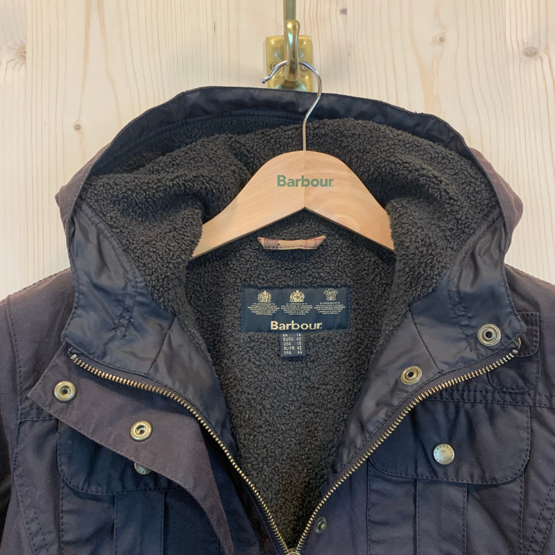 Parka Huilée Winter Force Barbour Femme - L/XL - Rustic - Seconde Main