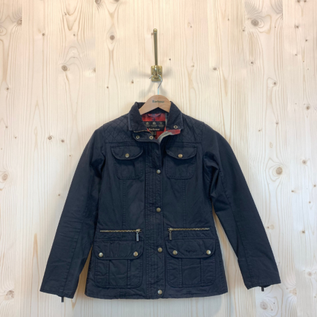 Veste Huilée Vintage Utility Barbour Femme - S/M - Seconde Main
