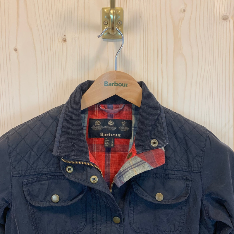 Veste Huilée Vintage Utility Barbour Femme - S/M - Seconde Main