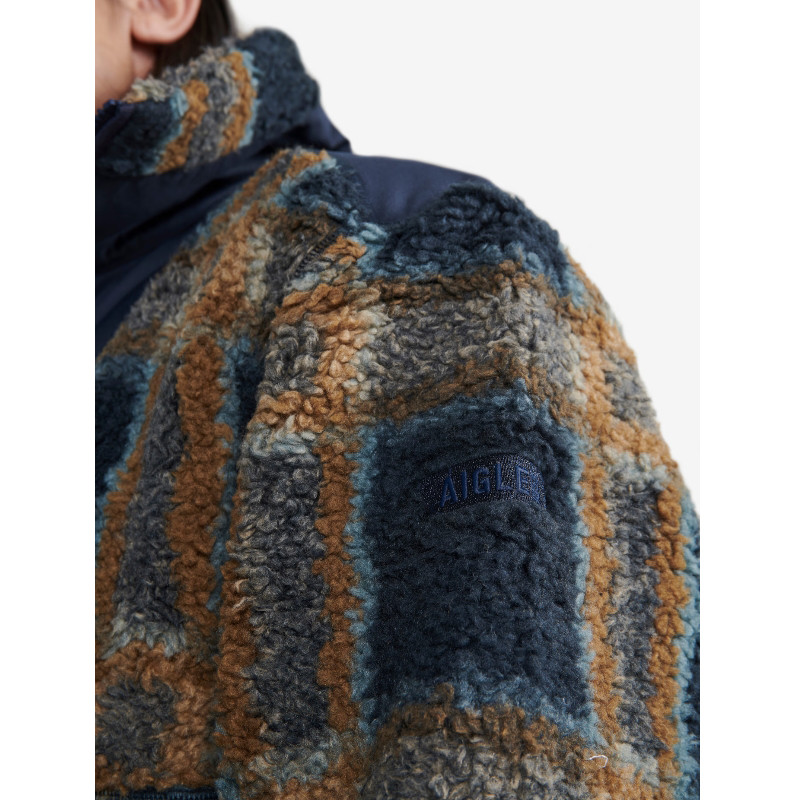 Pull Sherpa Col Zip Polaire Aigle