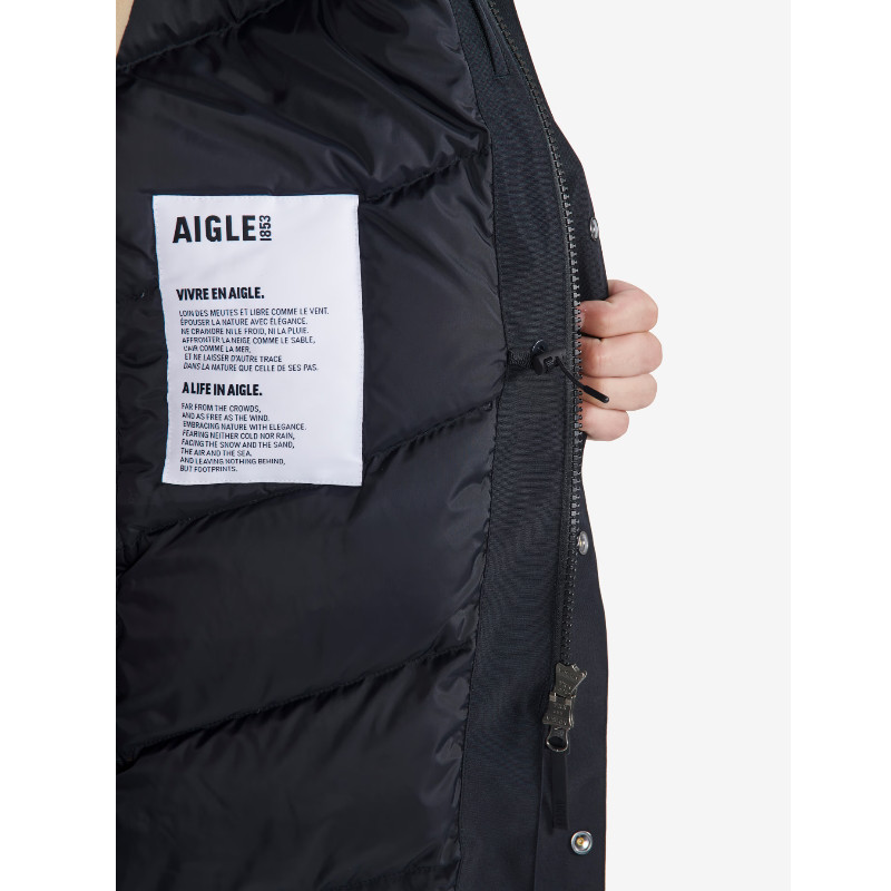 Parka Longue Matelassage en Duvets et Plumes Gore-Tex® Aigle