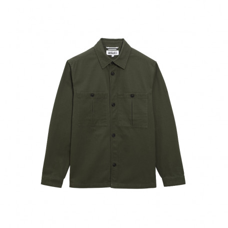 Surchemise en twill de coton Aigle