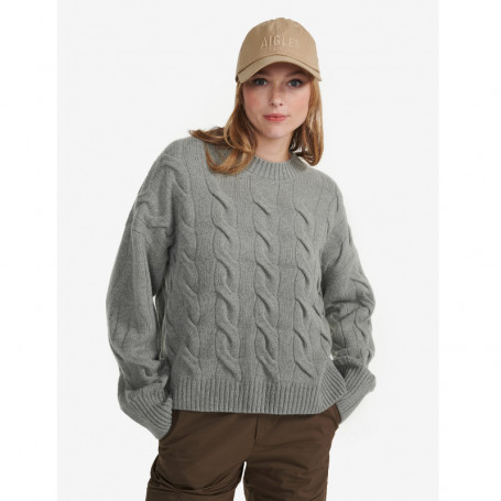 Pull American Eagle Outfitters – Taille M – Couleur Peach – Laine, Nylon, Acrylique – Occasion Très Bon état – Style Décontracté