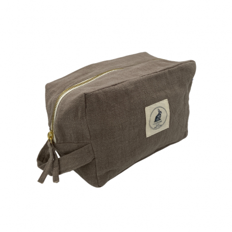 Trousse de toilette en Lin La Garenne