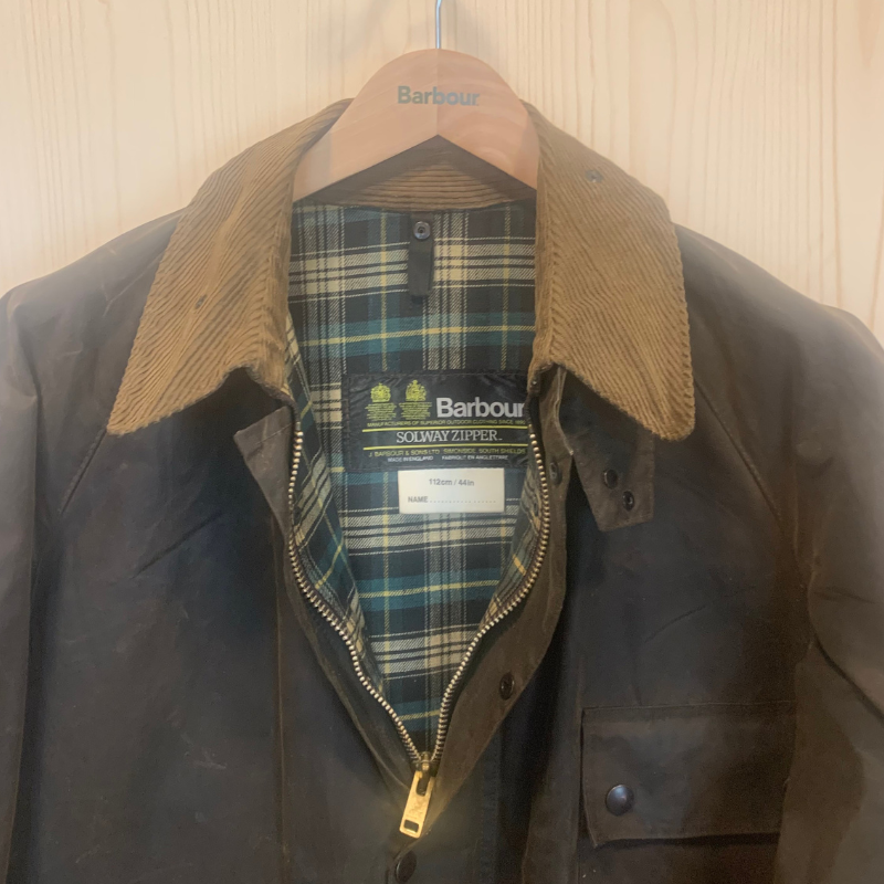 Veste Huilée Solway Zipper Barbour - XL - Rustic - Seconde Main