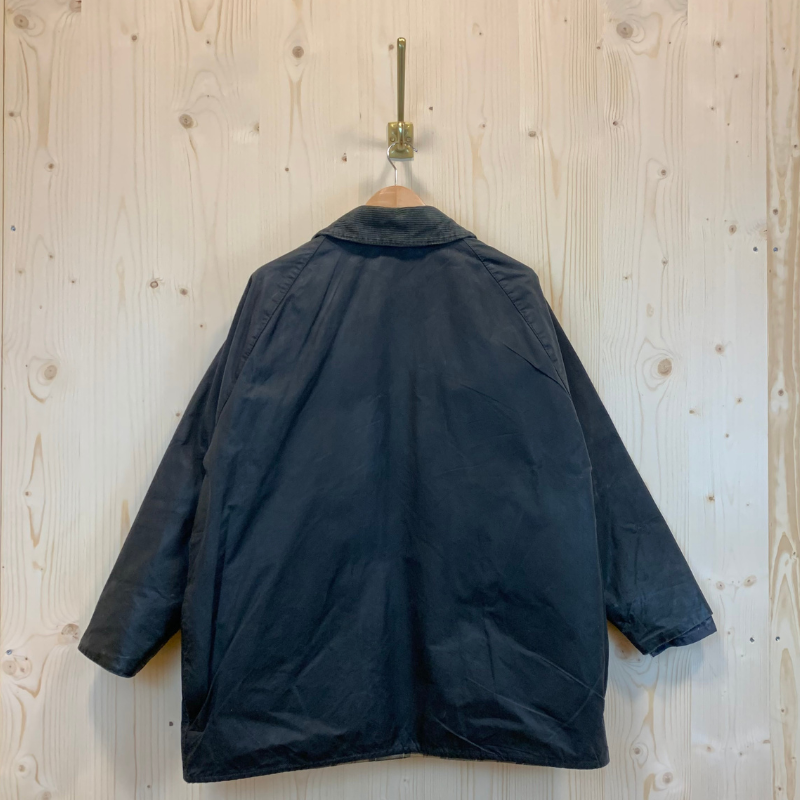 Veste Huilée Beaufort Barbour - 3XL - Navy - Seconde Main