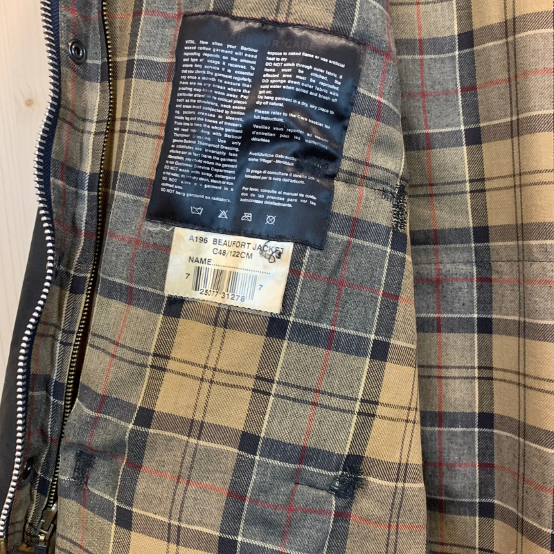 Veste Huilée Beaufort Barbour - 3XL - Navy - Seconde Main