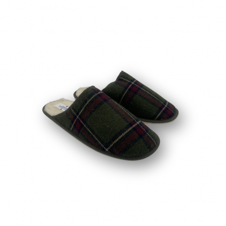 Pantoufles en Tartan Rondinaud