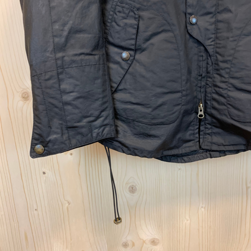 Veste Huilée Motorbike Barbour x To Ki To - S - Noir - Seconde Main