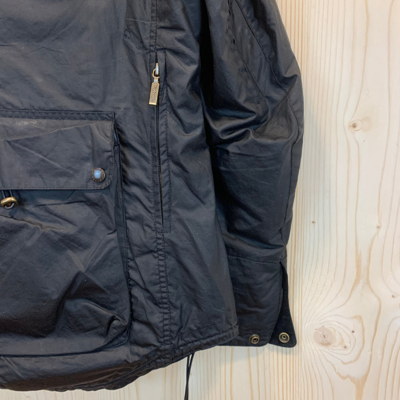 Veste Huilée Motorbike Barbour x To Ki To - S - Noir - Seconde Main