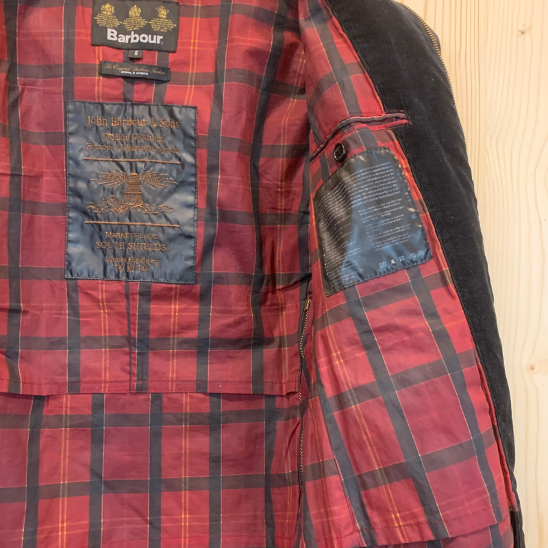 Veste Huilée Motorbike Barbour x To Ki To - S - Noir - Seconde Main