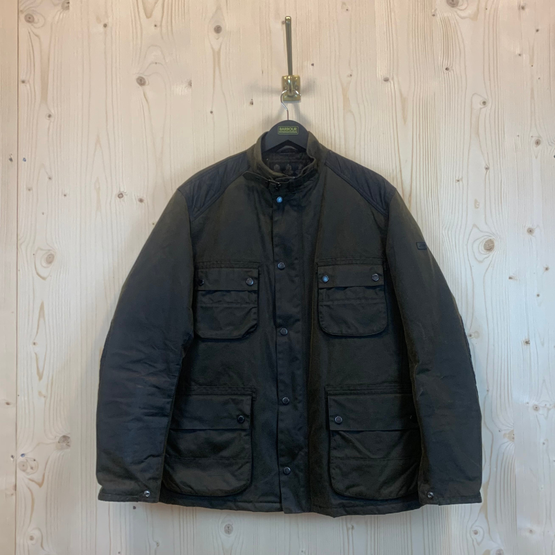 Veste Huilee Barbour International Weir Wax Jacket XL Vert Oliv