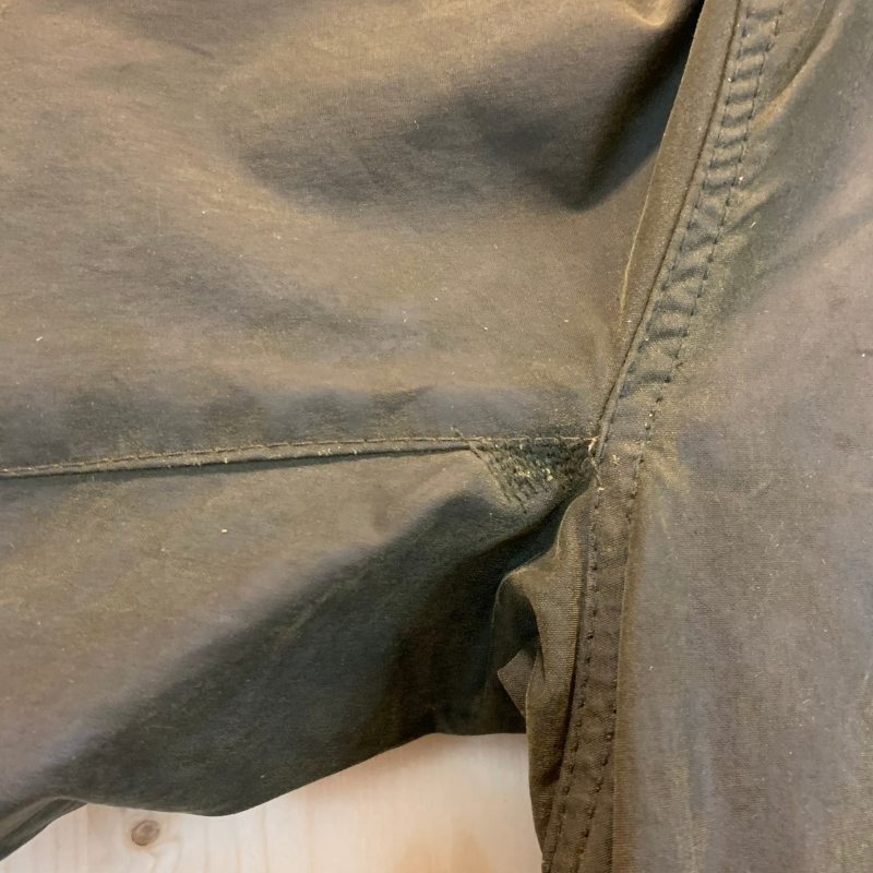 Veste Huilée Border Barbour - S - Vert Olive - Seconde Main