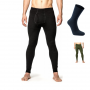 Caleçon Long Johns 400g Woolpower avec chaussettes offertes
