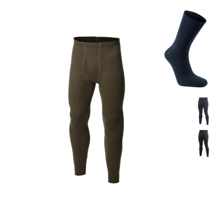 Caleçon Long Johns with Fly 200g Woolpower avec chaussettes offertes