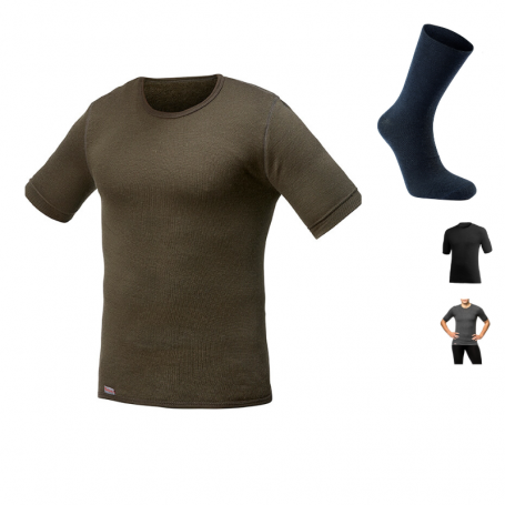 T-shirt Tee 200g Woolpower avec chaussettes offertes