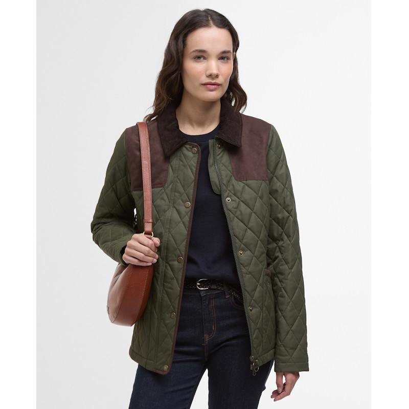Barbour Gewatteerd damesjack Keeper