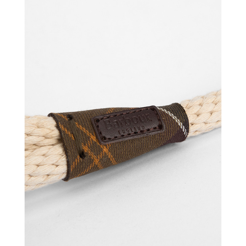 Laisse en coton pour chien Barbour