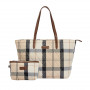 Sac matelassé Wetherham tartan Barbour