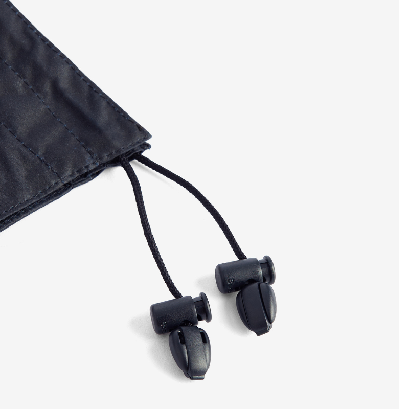 Lichtgewicht geoliede capuchon met contrasterende voering Barbour