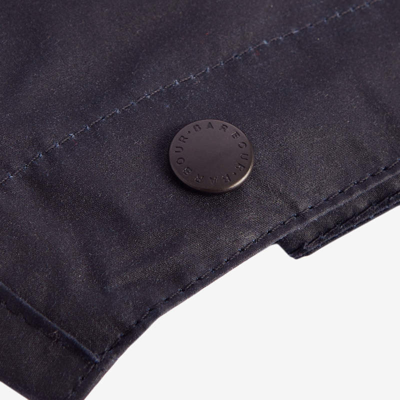 Lichtgewicht geoliede capuchon met contrasterende voering Barbour