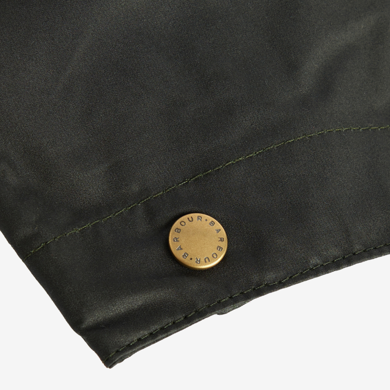 Lichtgewicht geoliede capuchon met contrasterende voering Barbour